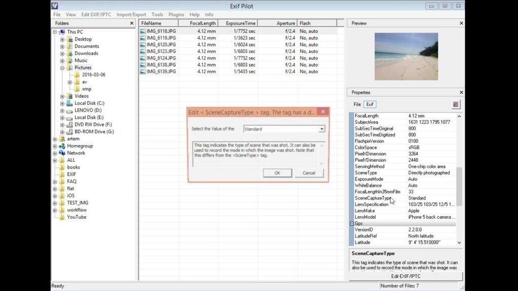 Metadata and EXIF Search