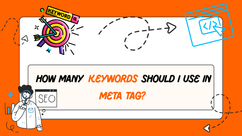 how many keywords should I use in meta tag?