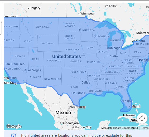 Location Modifiers in google ads