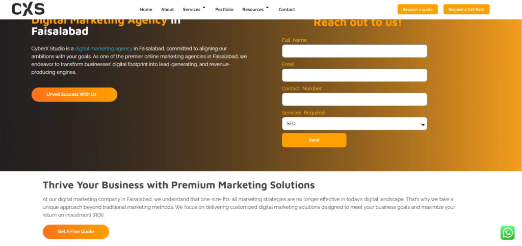 CyberX Studio (CXS) homepage