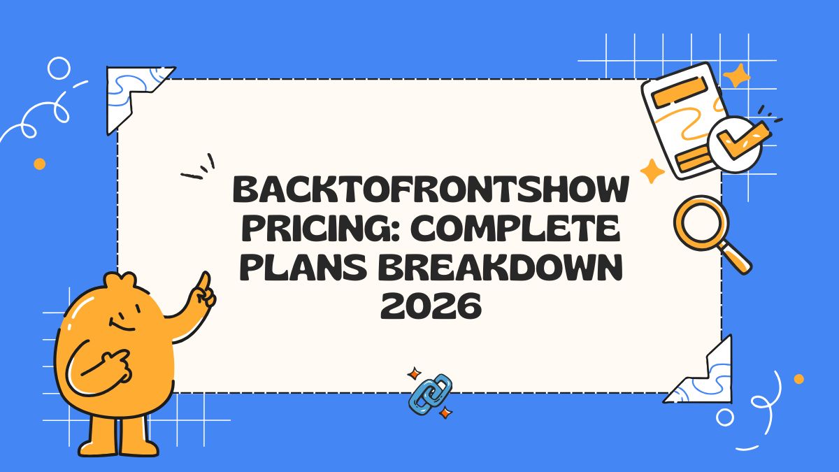 BackToFrontShow Pricing