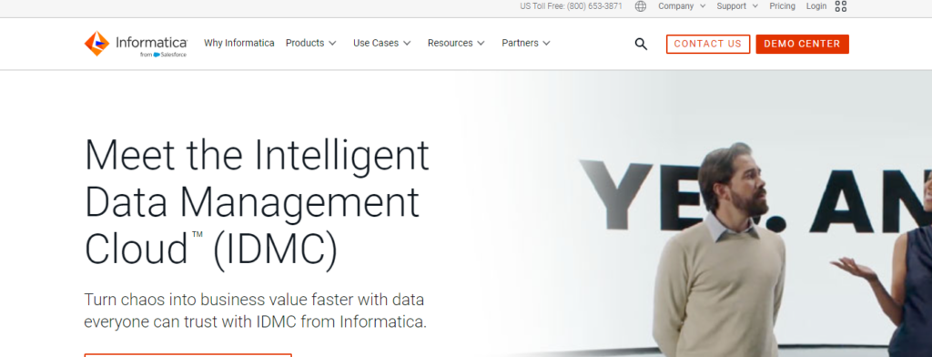 Informatica Intelligent Data Management Cloud