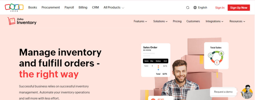 Zoho Inventory