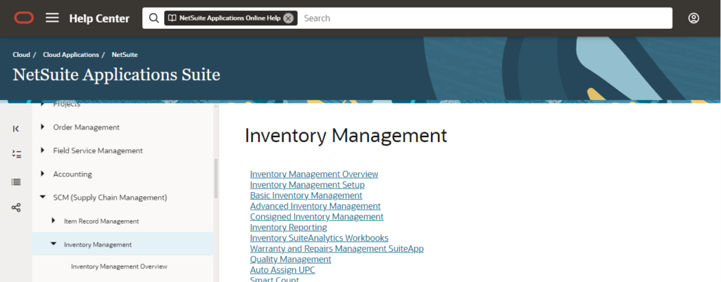 NetSuite Inventory Management