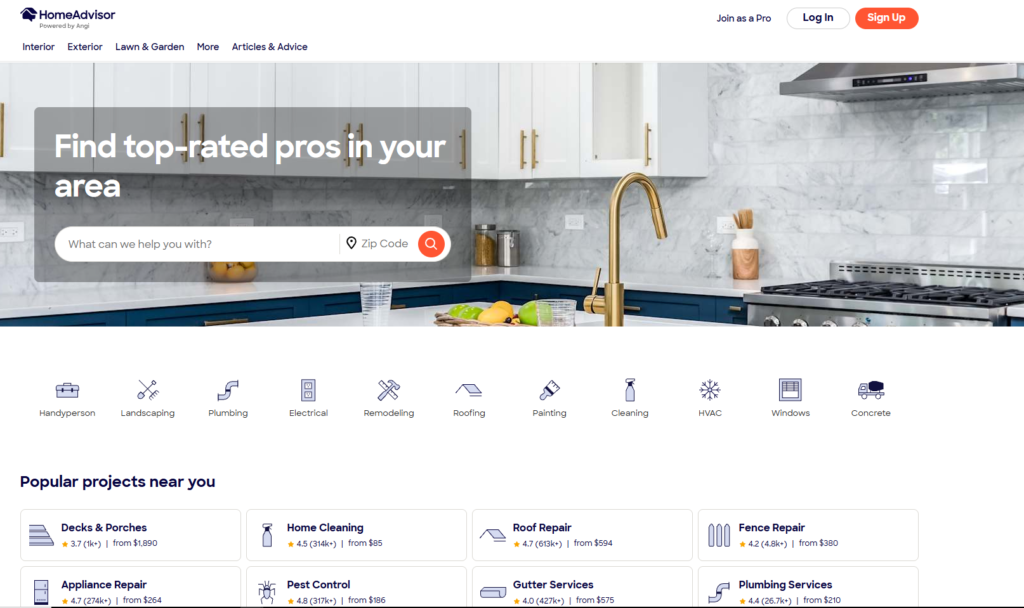 HomeAdvisor and Angi