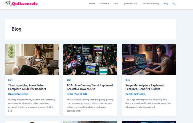 What Content Does QuikConsole.com Actually Publish?