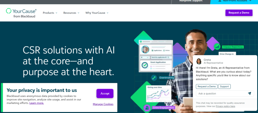 YourCause (by Blackbaud)