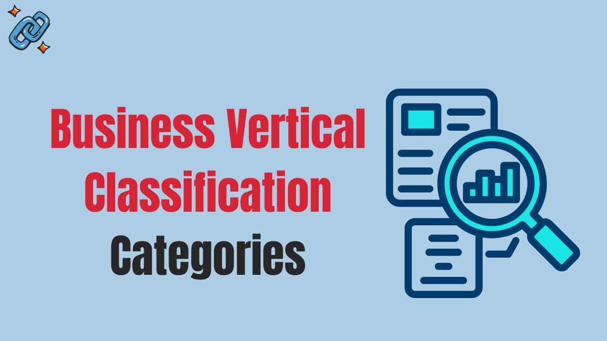 Business Vertical Classification Categories