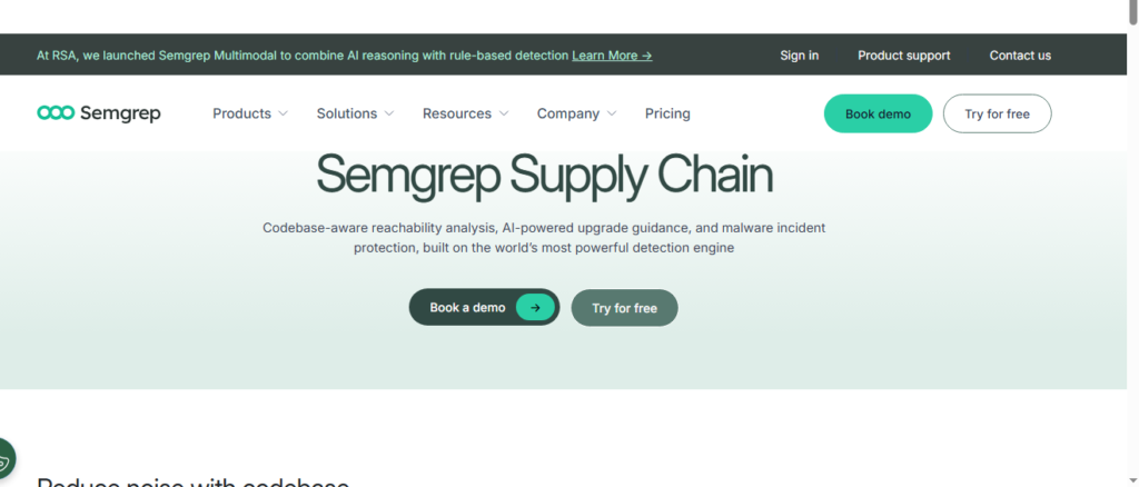 Semgrep Supply Chain