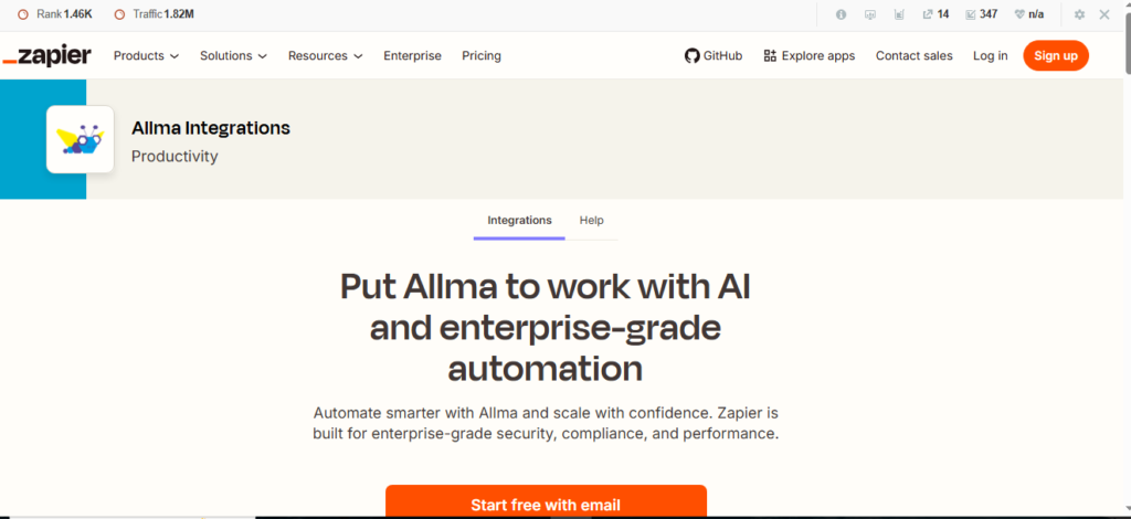 Allma and Slack-Integrated Monitoring Bots