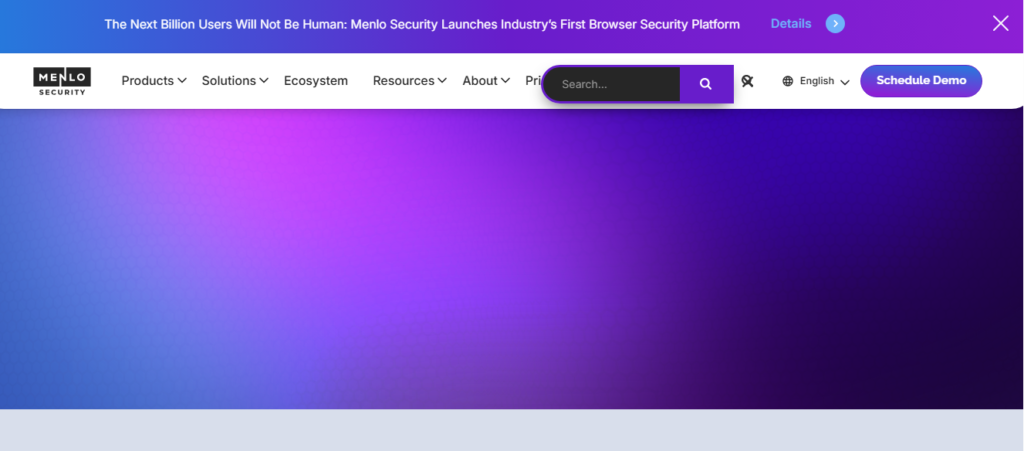 Menlo Security Secure Cloud Browser