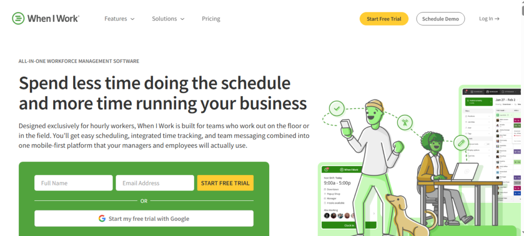 When I Work — Best for Shift-Based Scheduling