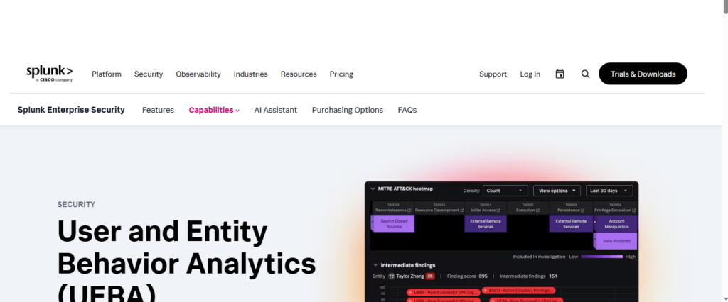 Splunk Enterprise Security with Splunk UBA