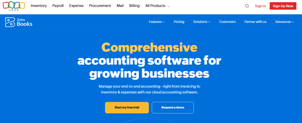 Zoho Books