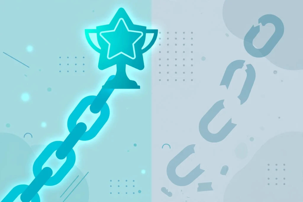 Comparing strong and weak backlinks for a website