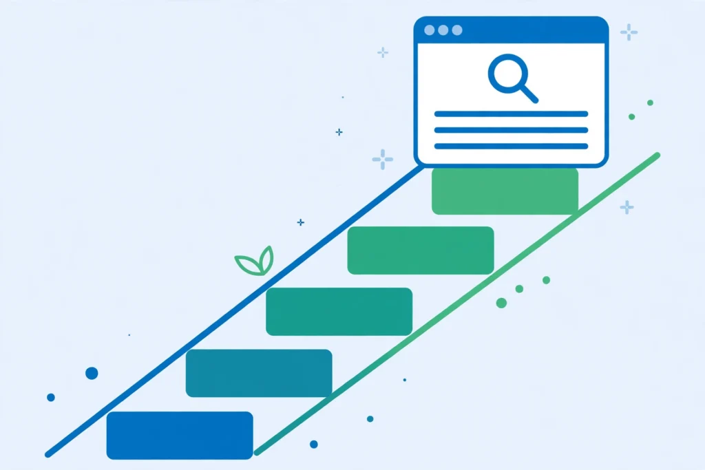 Climbing Google rankings with on-page and off-page SEO