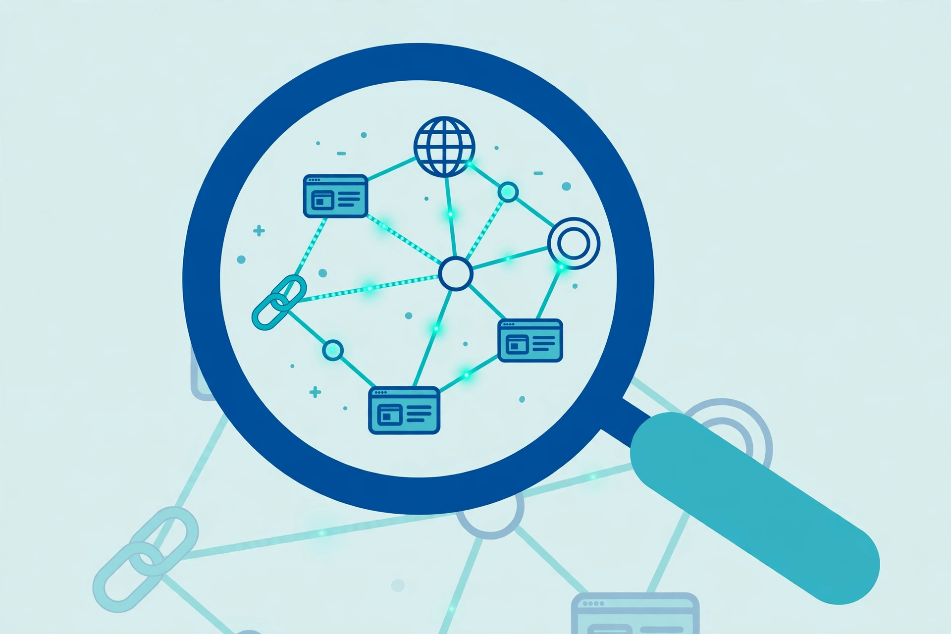 Analysing a network of backlinks to find competitors' link sources