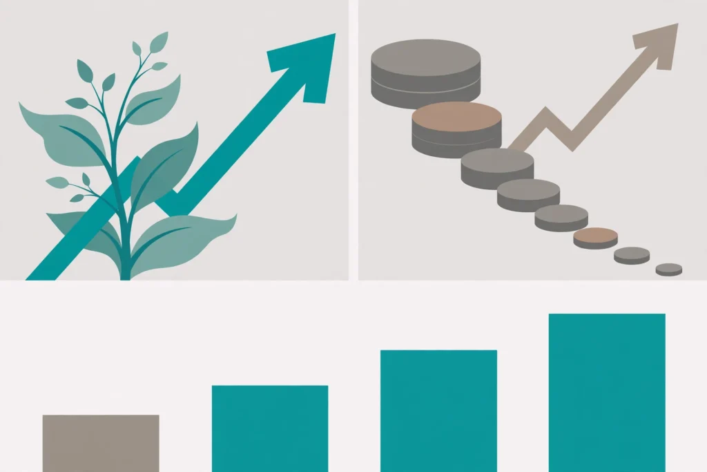 cost comparison of organic SEO growth versus paid advertising spend