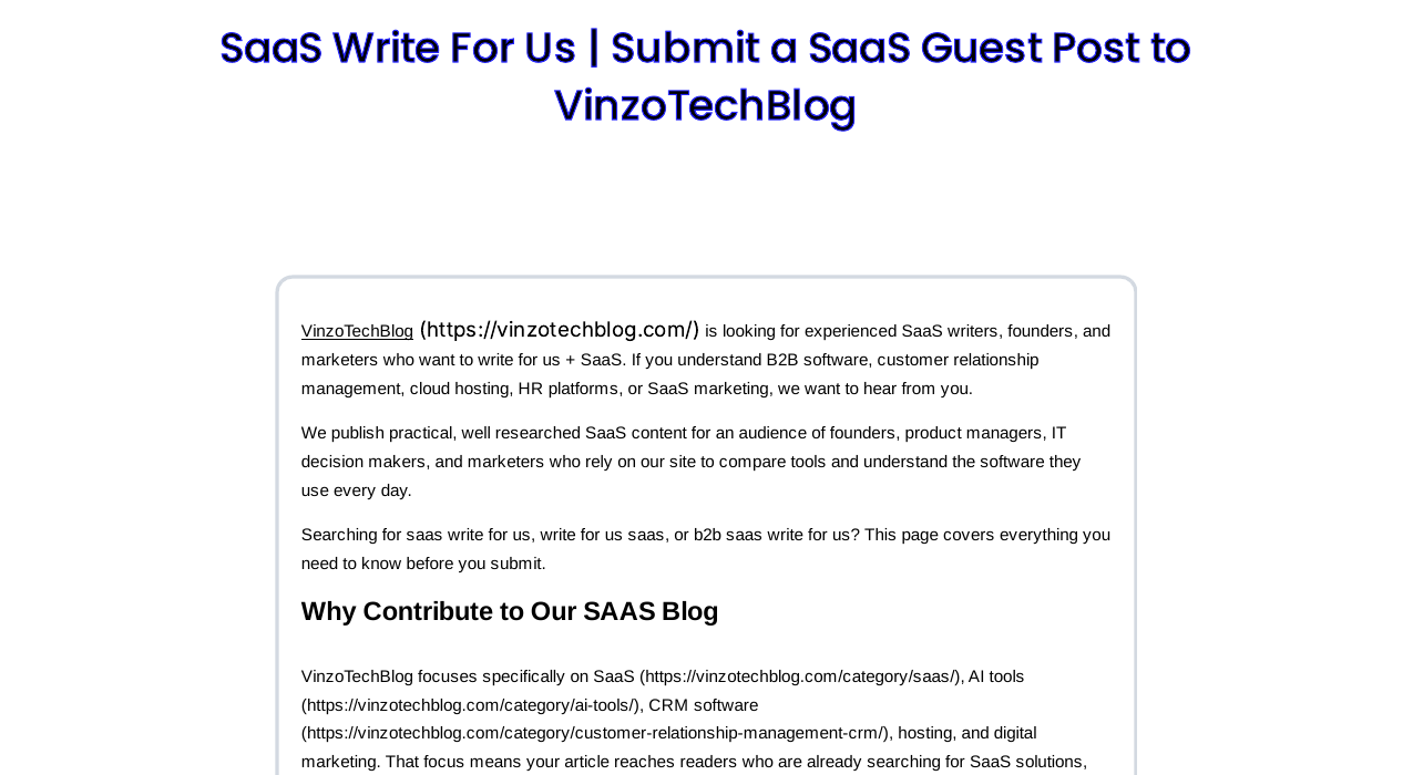 Real screenshot of a SaaS Write for Us page showing accepted B2B SaaS guest post topics