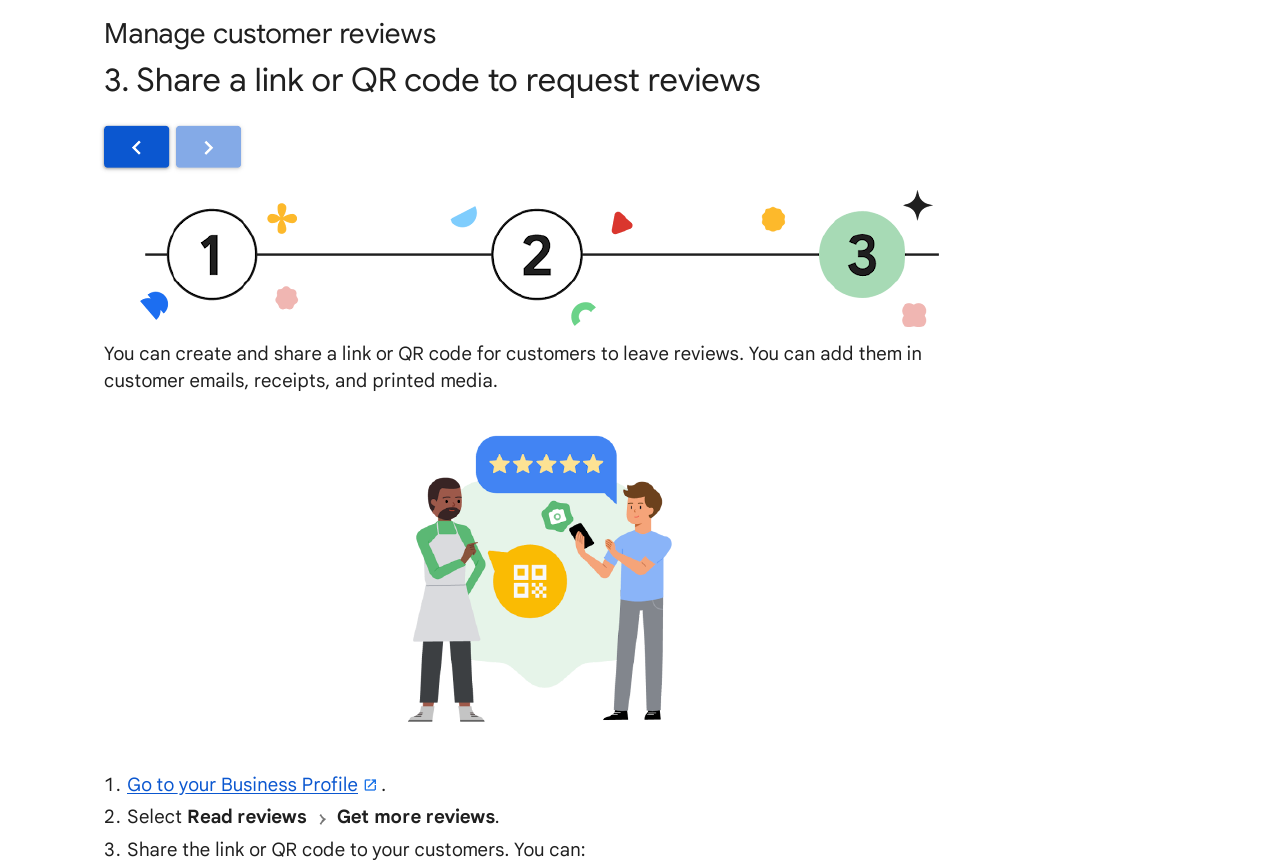 How to get a Google Business Profile review link for a dental practice